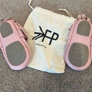 Freshly Picked Brand New Pink Leather Moccasins Size 7 Toddler Girls
